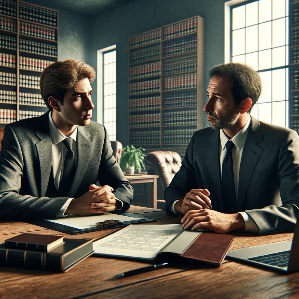 Expert Legal Advice: A Client's Consultation with Their Defense Attorney