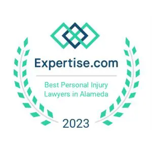 Expertise.com Best Personal Injury Lawyers in Alameda 2023 badge