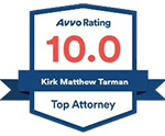 Avvo Rating 10.0 Top Attorney badge